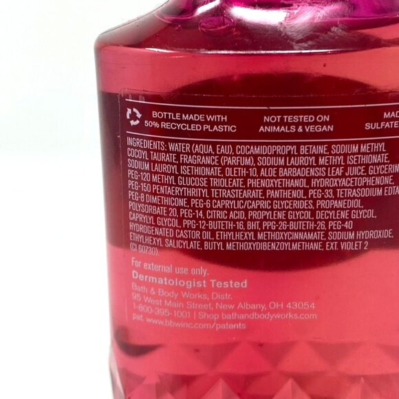 Bath & Body Works Twisted Peppermint Body Wash Pro-Vitamin B5 Aloe 10 Fl Oz - Picture 4 of 5